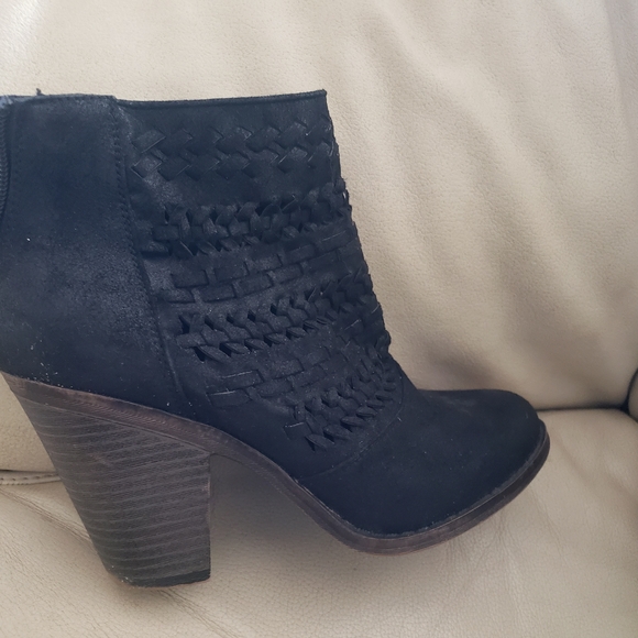 Fergalicious Black Heeled Boots - Picture 2 of 5